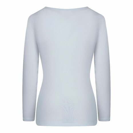 Dames onderblouse met L.M. M3000 Beatrix Wit achter