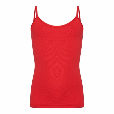Meisjes spaghetti hemd Elegance Rood 