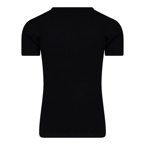 Heren T-shirt met Diepe V-hals M3000 Zwart