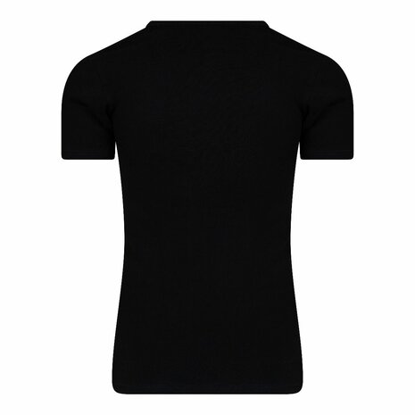 Heren T-shirt met Diepe V-hals M3000 Zwart
