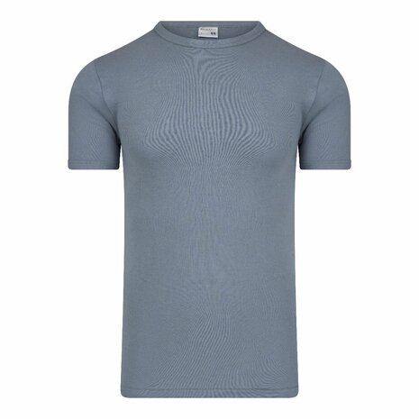 Heren T-shirt met ronde hals M3000 Staalgrijs 