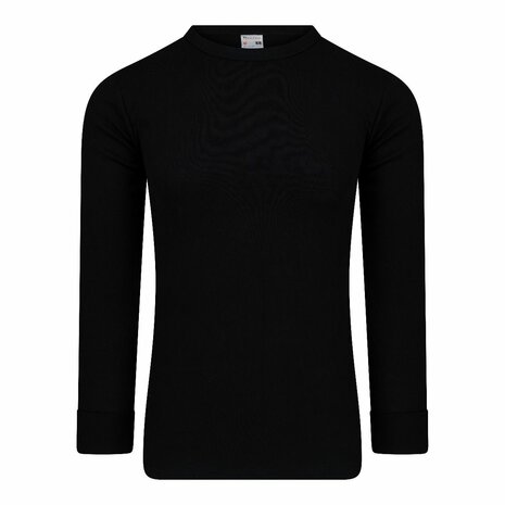 Heren T-shirt met lange mouw M3000 Zwart 