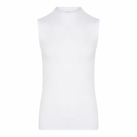 Beeren Heren mouwloos shirt Comfort Feeling Wit (Elastisch Katoen)