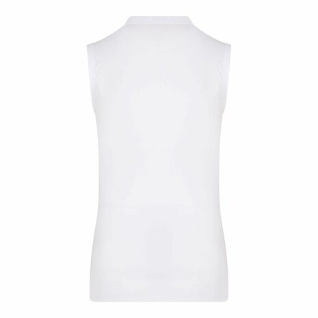 Beeren Heren mouwloos shirt Comfort Feeling Wit (Elastisch Katoen)