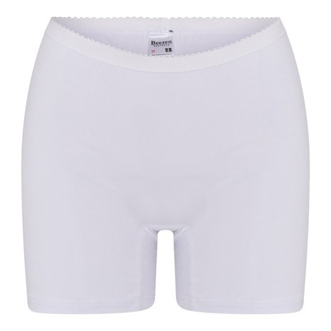 marge helaas poeder 2-Pack Dames boxershorts Softly met lange pijp Wit - Beeren Ondergoed