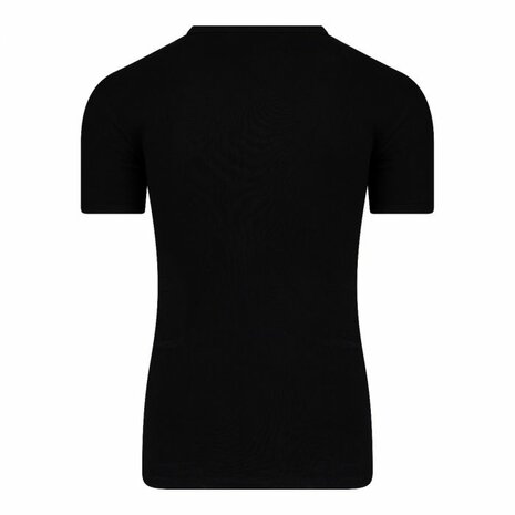 Extra lang heren T-shirt met V-hals M3000 Zwart 