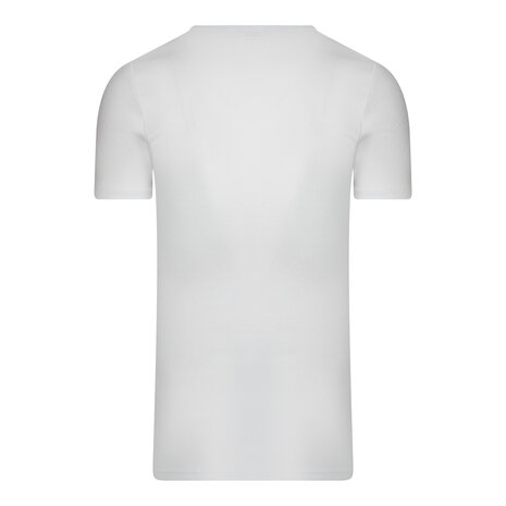 Beeren extra lang heren T-shirt diepe V-hals M3000 Wit (Katoen) 11-545-000