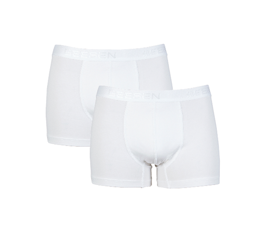 Afzonderlijk ontmoeten grind 2-Pack Heren boxershorts Cotton Stretch Rolf Wit - Beeren Ondergoed