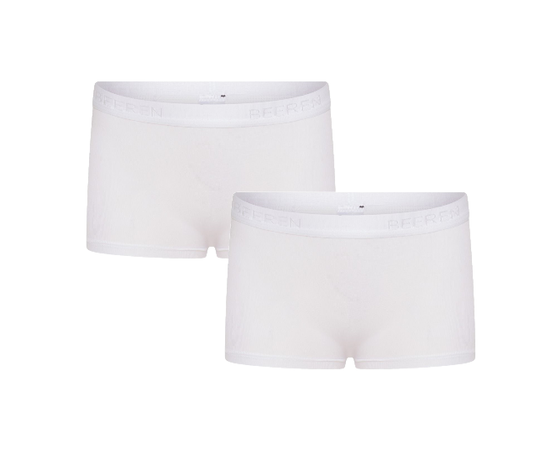 2-Pack Meisjes boxershorts Beeren Young Wit