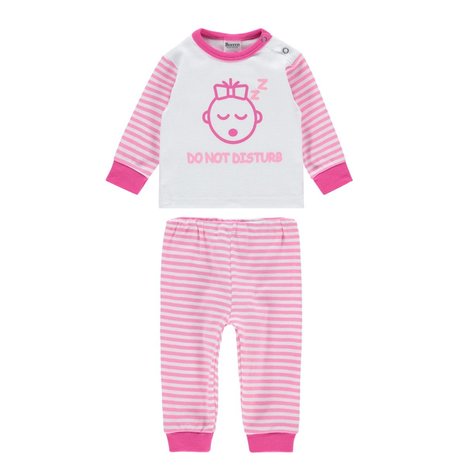 Baby pyjama M3000 Do not Disturb Roze