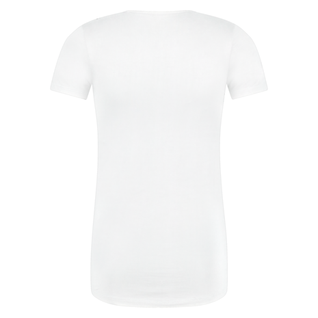 Beeren Green Comfort Heren T-shirt O-hals Ties Wit