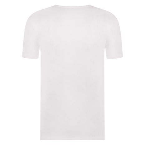 Beeren Green Comfort Heren T-shirt V hals Vince wit 