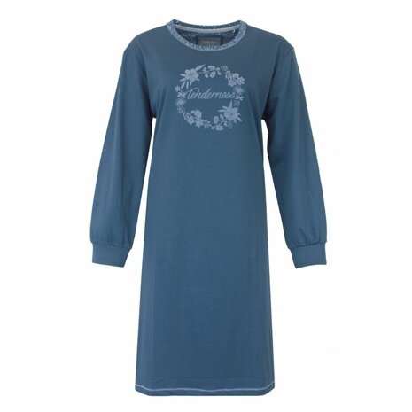 Tenderness Nachthemd – Petrol Blauw