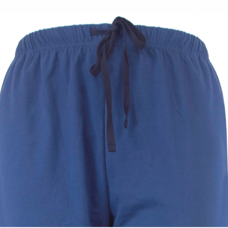 MEQ Herenpyjama – V-hals Delft Blauw