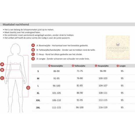 Tenderness Badstof Damesnachthemd &ndash; Petrol Groen