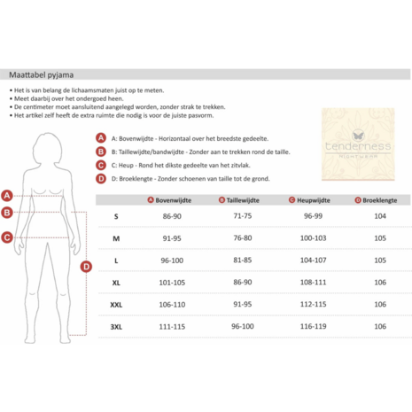 Tenderness Badstof Damespyjama – Rabbit Brown