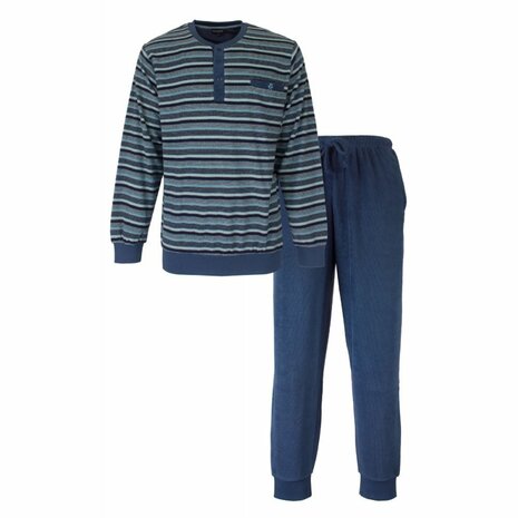 Paul Hopkins Badstof H-Pyjama – Insignia Blue