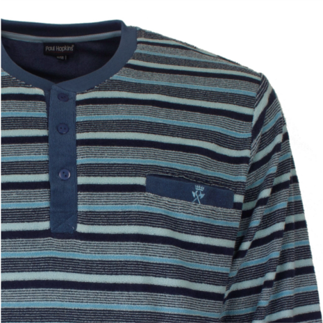 Paul Hopkins Badstof H-Pyjama – Insignia Blue