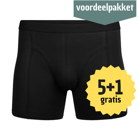 Maxx Owen heren boxershort  5+1 Gratis  Multi pack zwart 