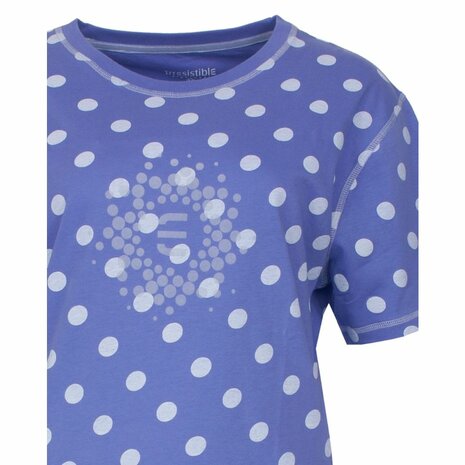Irresistible dames nachthemd korte mouw  Blue