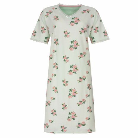 Tenderness dames nachthemd korte mouw  cameo green
