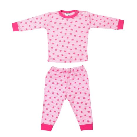 Baby pyjama M3000 Ster/Streep Roze