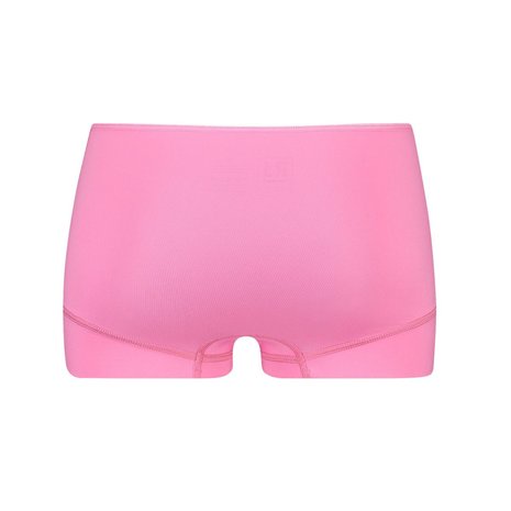 RJ Dames Short Pure Color Felroze