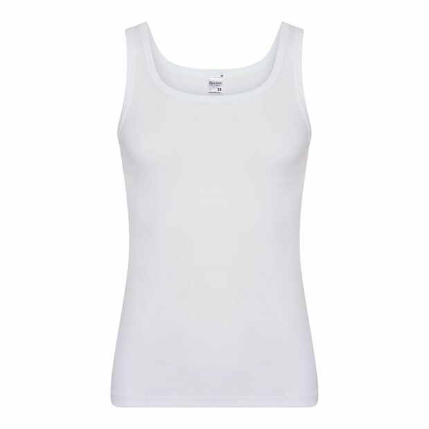 Heren singlet Beeren Young Wit 