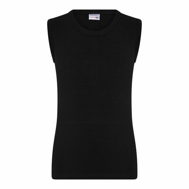 Jongens mouwloos shirt Comfort Feeling Zwart
