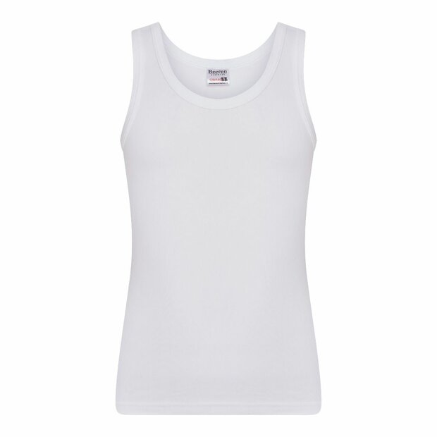 Jongens singlet Beeren Young Wit