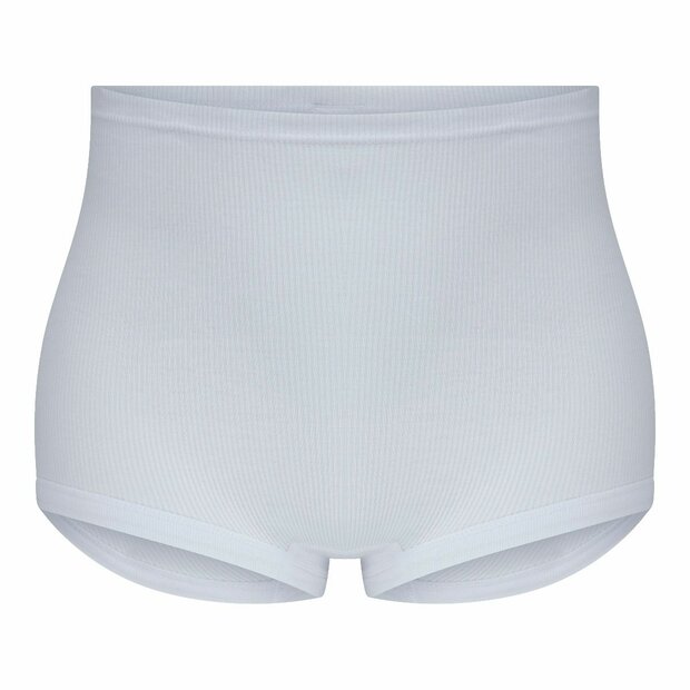 Beeren Startex Dames tailleslips 2x2 rib Wit 2-pack