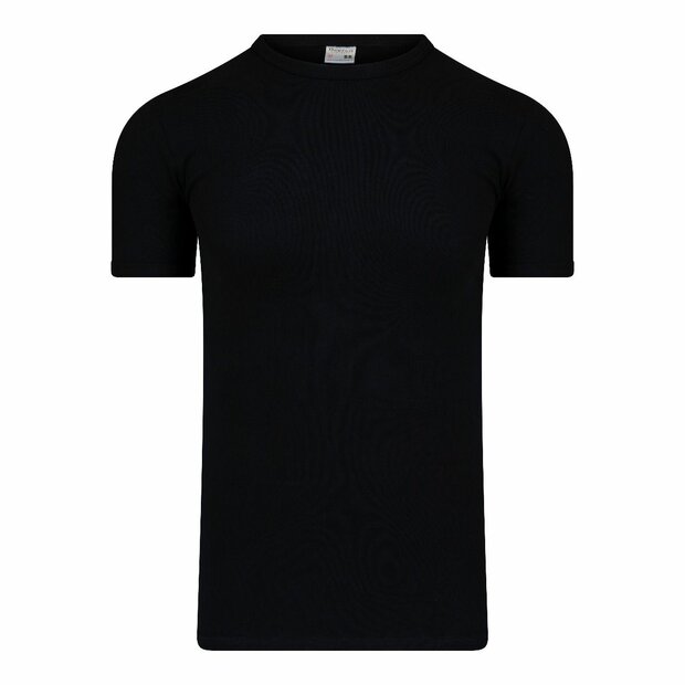 Beeren Heren T-shirt met ronde hals M3000 Zwart (Katoen)