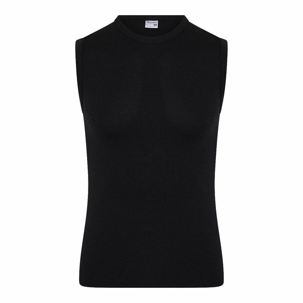 Heren mouwloos shirt Beeren Young Zwart 