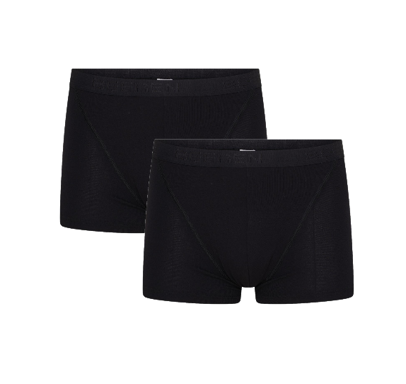 Beeren 2-Pack Heren boxershorts Young Zwart (Microvezel) 14-632-007