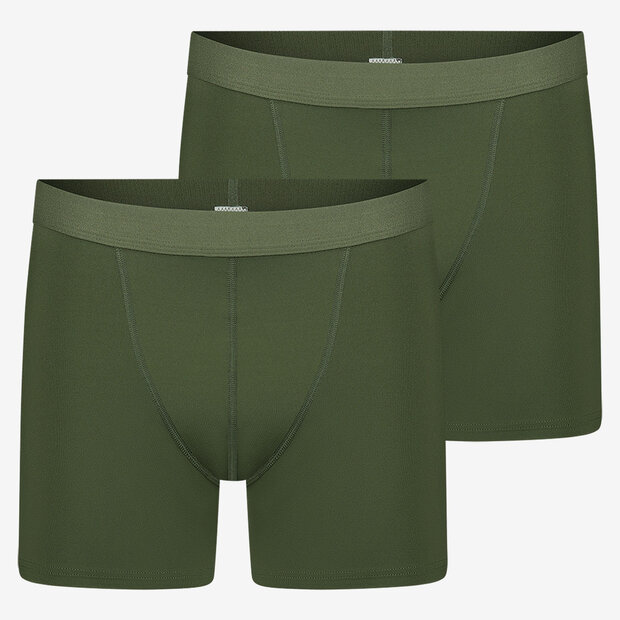 Beeren 2-Pack Elegance Heren Boxershort Kris Groen 14-404-290