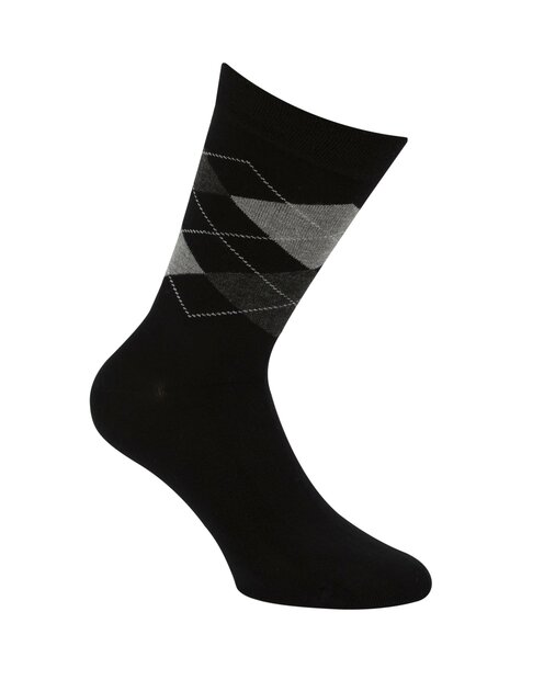 Boru Bamboe sokken met ruit dessin