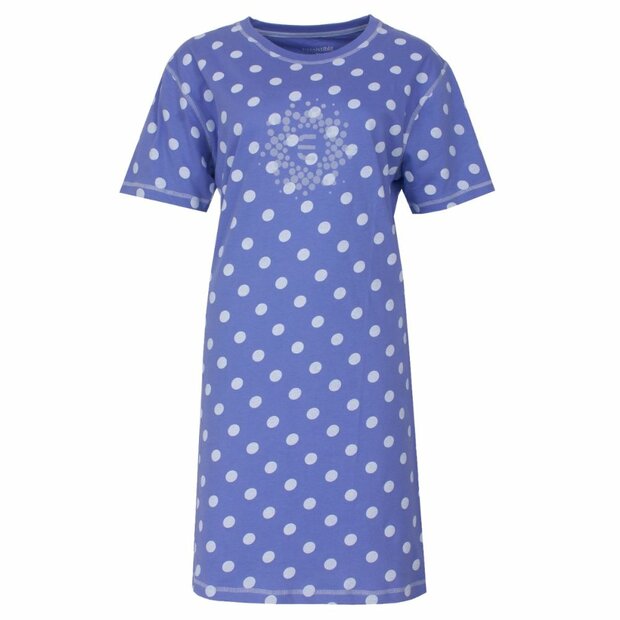 Irresistible dames nachthemd korte mouw  Blue