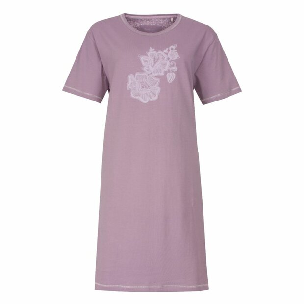 Tenderness dames nachthemd korte mouw  Lila
