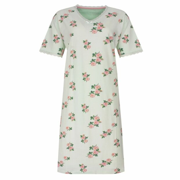 Tenderness dames nachthemd korte mouw  cameo green