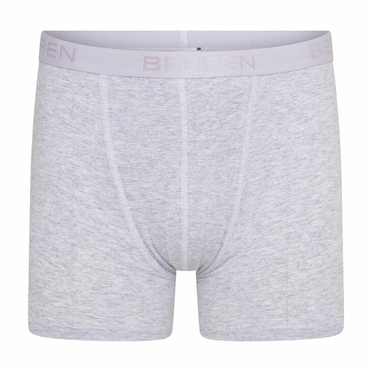 Beeren Comfort Feeling Heren Boxershort Roger Melee Grijs 2 pack. 2-Pack Heren boxershorts Cotton Stretch Roger Melee