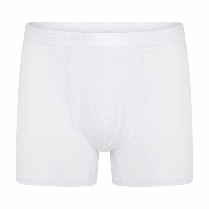 Beeren 2-Pack Dylan heren boxershorts met gulp (Comfort Feeling) Wit (Elastisch Katoen) 14-623-000