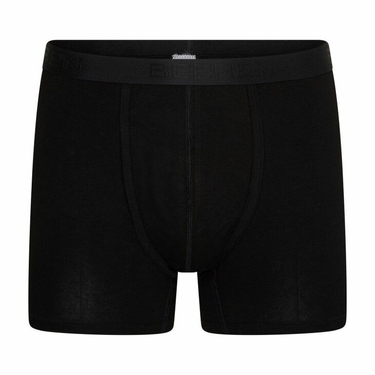 Beeren 2-Pack Dylan heren boxershorts met gulp (Comfort Feeling) Zwart (Elastisch Katoen) 14-623-007