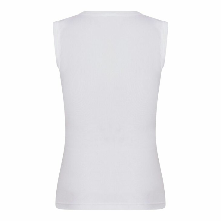 Jongens mouwloos shirt Beeren Young Wit