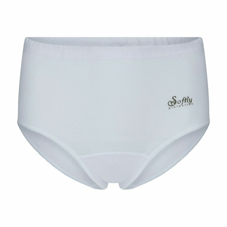 Beeren Briljant Dames Maxi Slip Julia Wit 2-pack (elastische katoen)
