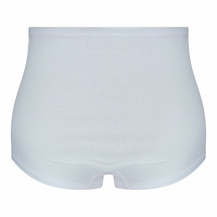 Beeren Startex Dames tailleslips 2x2 rib Wit 2-pack
