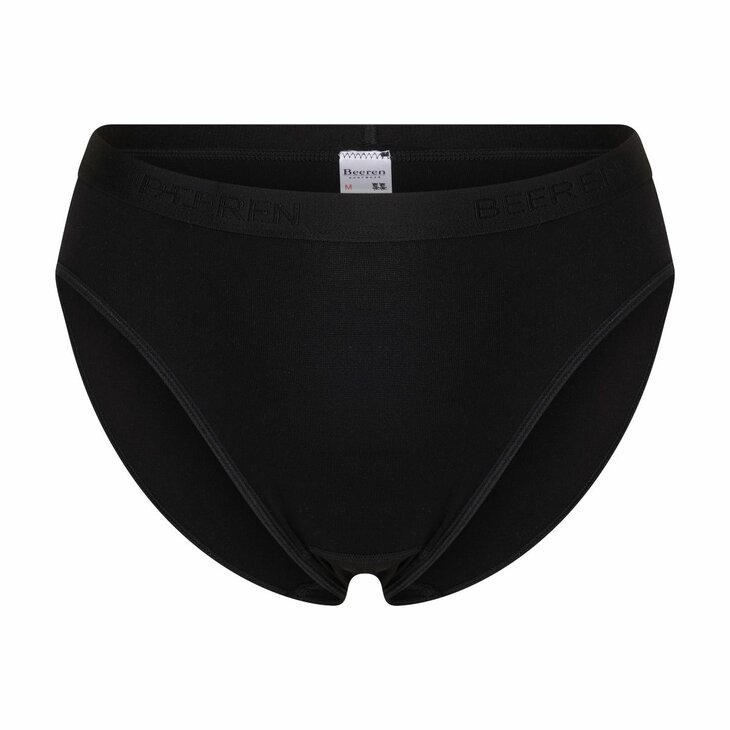 Beeren Young Dames Midi Slip Evie Wit Zwart (Microvezel) 5+1 Gratis multipack