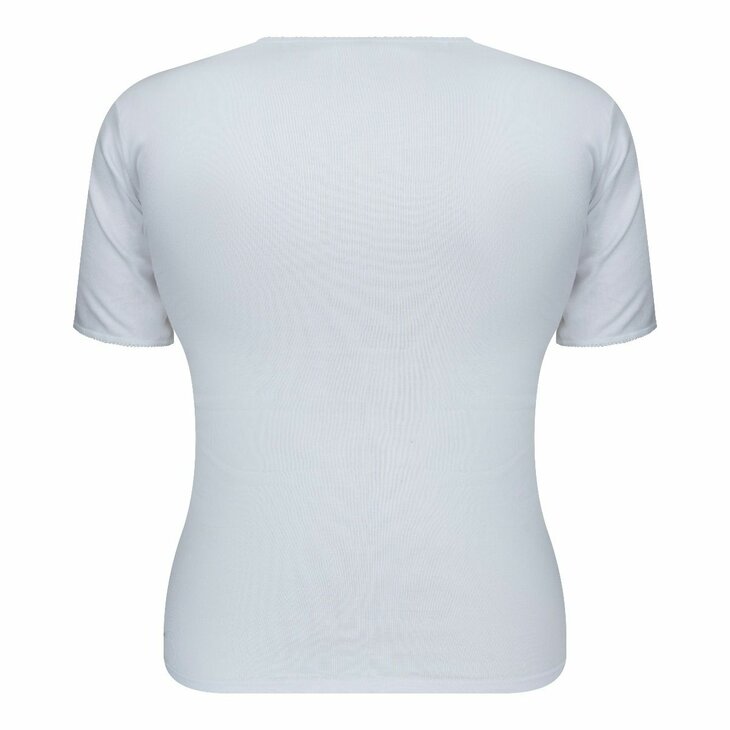 Dames onderblouse met K.M. M3000 Wit voor