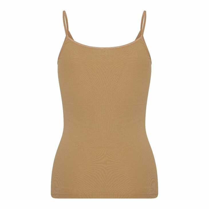 Dames spaghetti hemd Beeren Young Huid voor