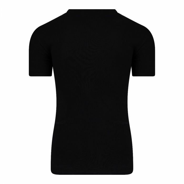 Heren T-shirt met V-hals M3000 Zwart