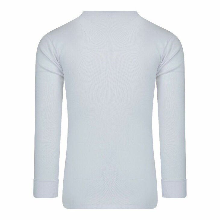 Heren T-shirt met lange mouw M3000 Wit